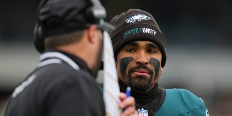 Jalen Hurts talks reason for fewer QB runs this season