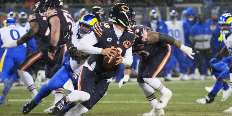 Follow live: Caleb Williams scrambles and tosses magical TD to force OT