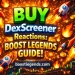 Buy DexScreener Reactions: Boost Legends Guide!