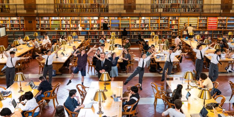‘Lunch Dances’ Turns the New York Public Library Into a Stage