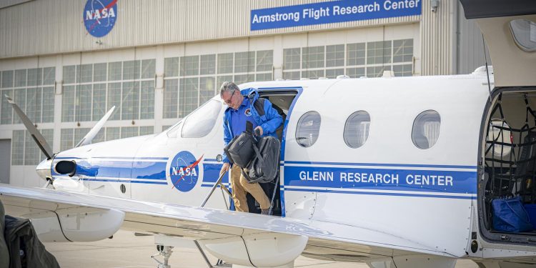 NASA PC-12 Aircraft Makes Move to Support Flight Research Across Agency