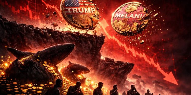 Trump-Linked Memecoins Crash As Insider Profits And Retail Losses Expose Stark Market Divide