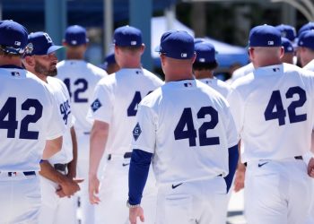 MLB celebrates Robinson’s legacy, dons No. 42