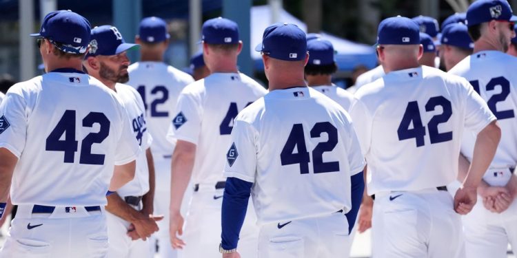 MLB celebrates Robinson’s legacy, dons No. 42