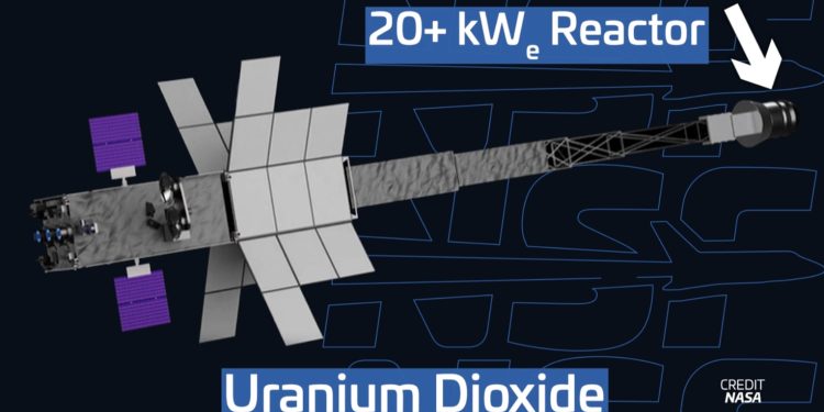 Four Times the Ion Drive Thrust With 20+KW Nuclear Reactor for 2028 NASA Mars Mission
