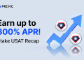 MEXC USAT Flexible Savings achieves 14x growth from launch to peak