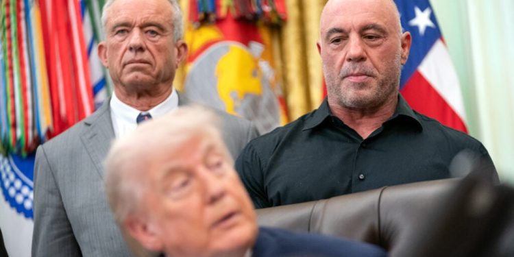 Joe Rogan explains what Donald Trump told him when they spoke at UFC 327: ‘He wasn’t mad’