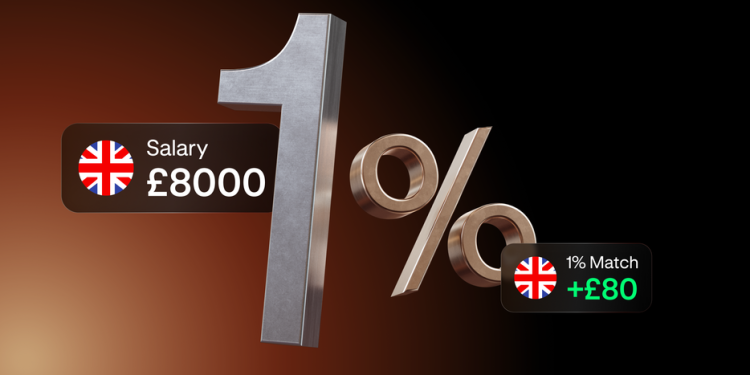 Salary Match: Get paid up to 1% more by getting paid into Krak