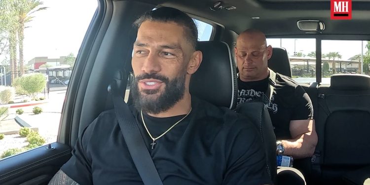 Pro Wrestler Roman Reigns Takes a Ride in the MH Muscle Car