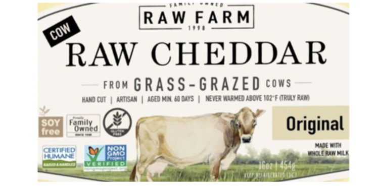 E. coli found in raw cheese made by Raw Farm LLC