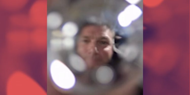 Watch the Artemis II astronauts have fun with bubbles