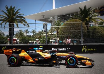 F1 Miami GP: Lando Norris beats Kimi Antonelli to sprint race pole with upgraded McLaren