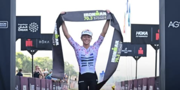 Jake Birtwhistle and Natalie van Coevorden win Ironman 70.3 Western Sydney on home turf