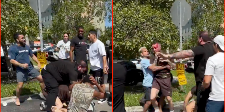 Alex Pereira’s coach involved in wild parking lot brawl that resulted in Patricky Pitbull suspension