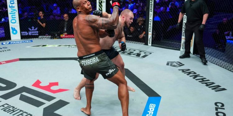Renan Ferreira loses again as Francis Ngannou’s most recent MMA rival drops third straight PFL fight