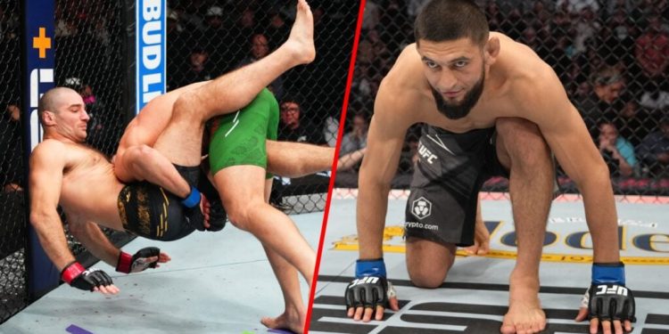 The surprising Sean Strickland record grappling specialist Khamzat Chimaev is backed to end at UFC 328