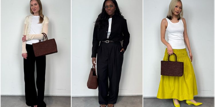 3 Styles at Work: How to Wear Lié Studio’s Raffia Tote