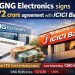 GNG Electronics signs ₹72 crore agreement with ICICI Bank