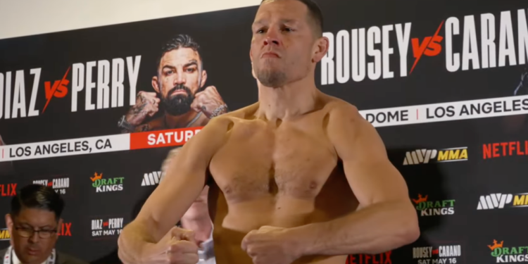 Nate Diaz ranks in top three MVP MMA fight night weight gains under star who put on 27 pounds