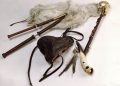 Inventor plays homemade electromagnetic bagpipes in rock band