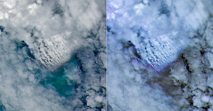 New Eruption in the Bismarck Sea
