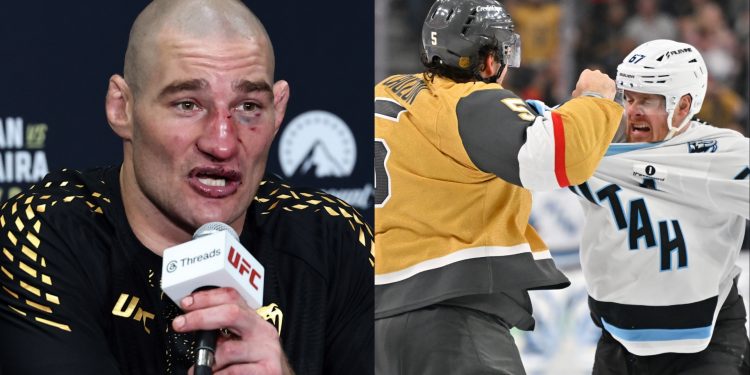 Sean Strickland challenges Vegas Golden Knights player to boxing match on ice