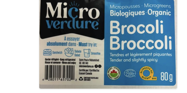 Microgreens being recalled in Canada because of E. coli