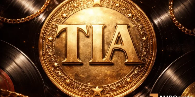 Celestia breaks down: Sell pressure builds ahead of TIA’s $85K token unlock