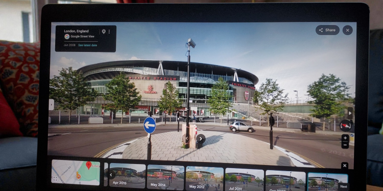 I found the Google Maps feature that takes you back in time — I can’t believe I missed it
