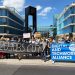 ‘We’re Just Getting the Crumbs Here’: Contractors Protest Layoffs at Meta’s European Headquarters