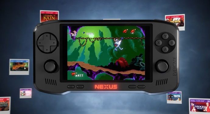 Evercade unveils its next-gen retro gaming handheld Nexus, with analogue sticks and Banjo-Kazooie 1&2 bundled in