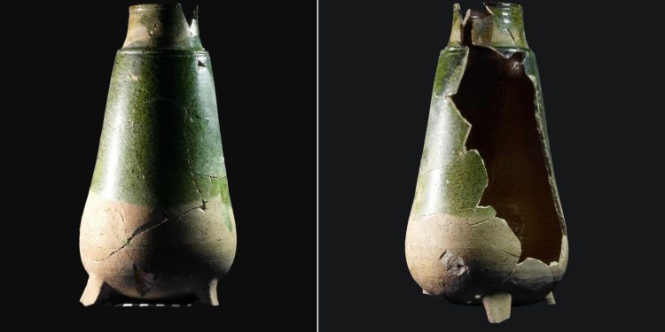Odd-shaped vessel hints at alchemy in medieval German castle
