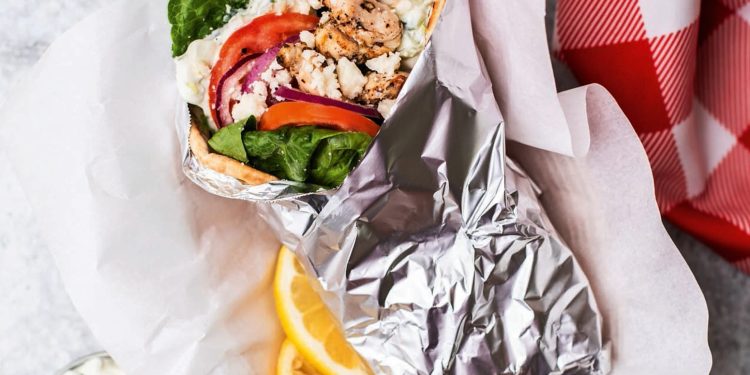 The Ultimate High-Protein Chicken Souvlaki Sandwich