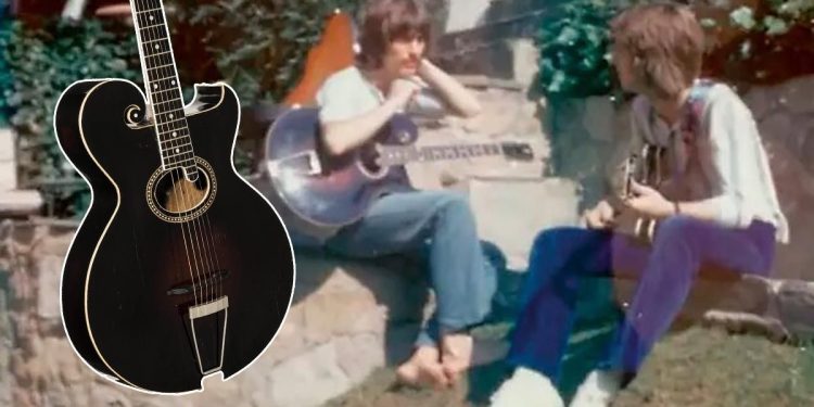“A guitar that sits at the intersection of love, collaboration and some of the most influential songwriting of the late 1960s”: The 1913 Gibson used to write Here Comes the Sun and Let It Rain – owned by Eric Clapton – is now up for auction