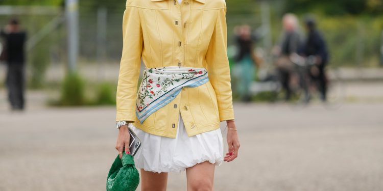 How to Style a Silk Scarf Beyond Just Tying It Around Your Neck This Spring