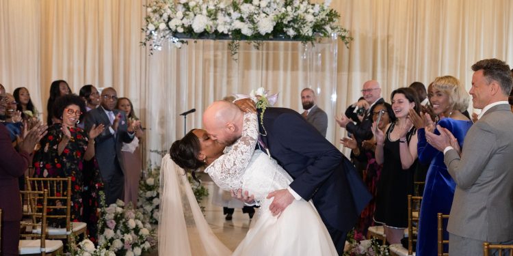 Leila Roker Wore Her Mother’s Diamond and Pearl Wedding Earrings for Her Transatlantic Celebration