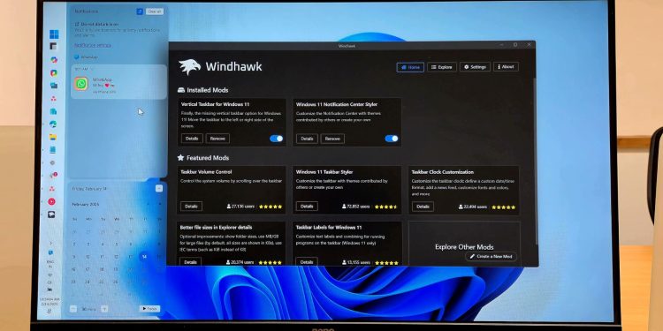 6 Windhawk mods that make Windows 11 behave like it should