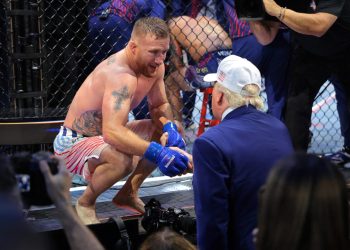 Ilia Topuria vs Justin Gaethje UFC Freedom 250 result: Historic upset as champion retires on the stool at the White House