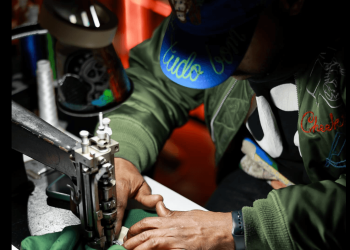 The New York Artist Embroidering Knicks Merch on the Street