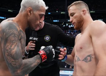 Charles Oliveira calls out Justin Gaethje for ‘winner takes all’ rematch after UFC White House