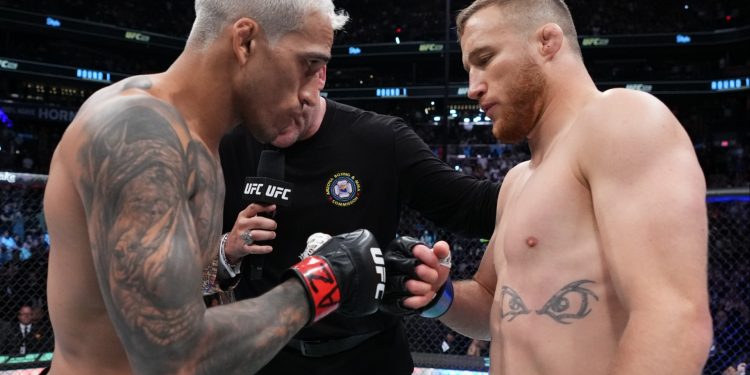 Charles Oliveira calls out Justin Gaethje for ‘winner takes all’ rematch after UFC White House