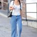 Katie Holmes Doubles Down on Wide-Leg Ankle Jeans With the Easiest Flats