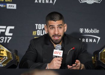 Ilia Topuria breaks silence following upset loss at UFC Freedom 250