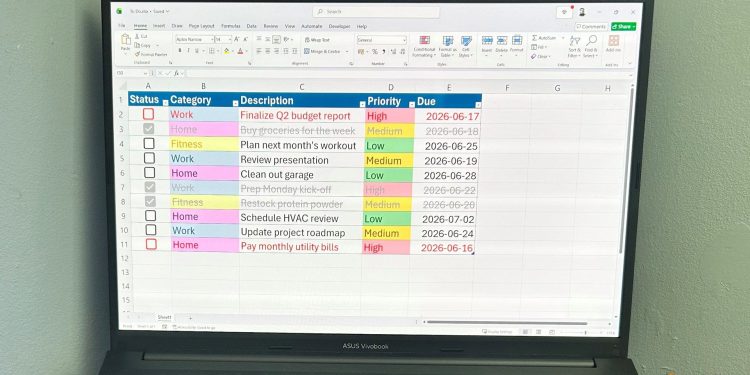 I ditched all my to-do apps for Excel—and replaced premium features for free