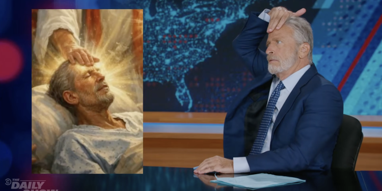 Jon Stewart Jokes Trump Should Reconcile With Vatican & Catholic Church Since “Both Historically Care Deeply About … Covering Up Sex Scandals”
