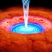 Black hole winds may be robbing giant galaxies of their future stars