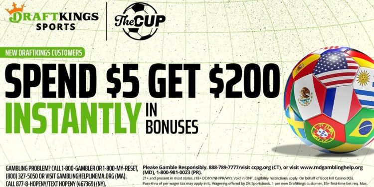 Use DraftKings promo code for $200 in bonus bets by targeting Germany-Ivory Coast, 2026 World Cup, UFC
