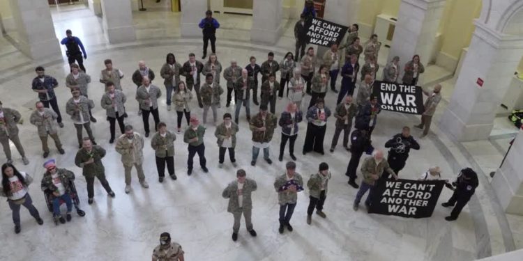 Iran US War LIVE Updates: Over 60 US veterans, family members arrested in Washington over anti-war protests