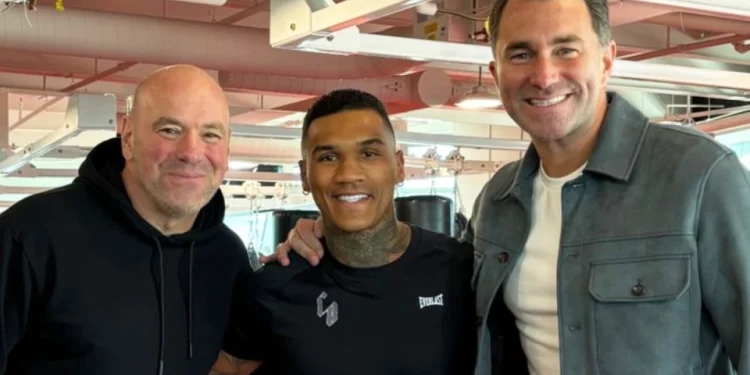 ‘I don’t want peace’: Eddie Hearn reignites rivalry with Dana White amid Fury-Joshua talks
