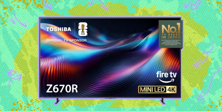 Score this 65-inch Toshiba mini-LED 4K TV for $500 off